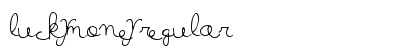LuckyMoney Regular Font Preview