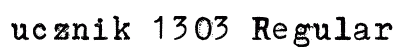 ucznik 1303 Regular Font Preview