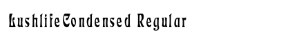 LushlifeCondensed Regular Preview