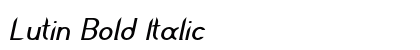 Lutin Bold Italic Preview