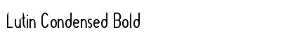 Lutin Condensed Bold Preview