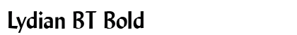 Lydian BT Bold font free download