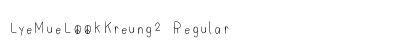 LyeMueLookKreung2 Regular font free download