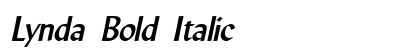 Lynda Bold Italic Preview