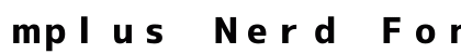 mplus Nerd Font Mono Regular Preview