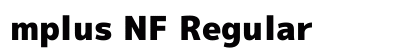 mplus NF Regular font free download