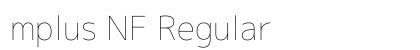 mplus NF Regular Preview