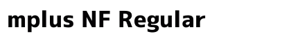 mplus NF Regular font free download