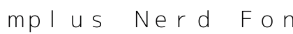 mplus Nerd Font Mono Regular Preview