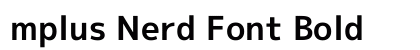 mplus Nerd Font Bold font free download