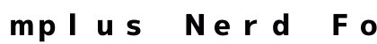 mplus Nerd Font Mono Regular Preview