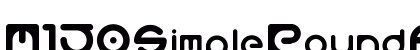 M150SimpleRoundFont Regular
