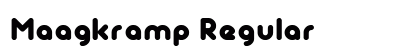 Maagkramp Regular Font Preview