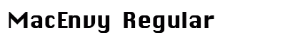 MacEnvy Regular font free download
