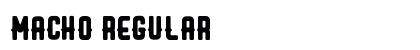 MACHO Regular Font Preview