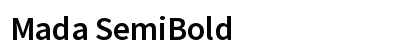 Mada SemiBold Preview