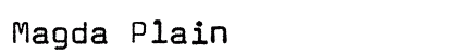 Magda Plain font free download