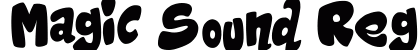 Magic Sound Regular Font Preview