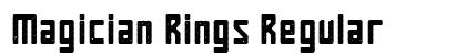 Magician Rings Regular Font Preview