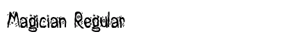Magician Regular Font Preview