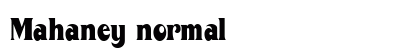Mahaney normal Preview