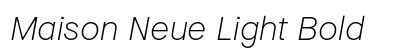 Maison Neue Light Bold Preview
