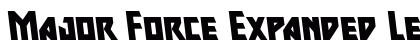 Major Force Expanded Leftalic Expanded Italic
