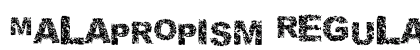 Malapropism Regular font free download