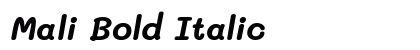 Mali Bold Italic Preview