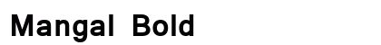 Mangal Bold font free download