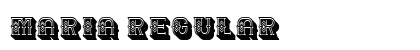 Maria Regular font free download
