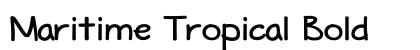 Maritime Tropical Bold Font Preview