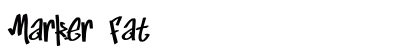 Marker Fat font free download