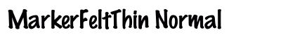 MarkerFeltThin Normal font free download