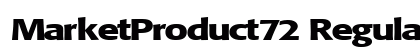 MarketProduct72 Regular font free download