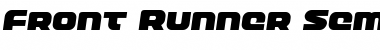 Download Front Runner Semi-Italic Font