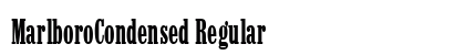 MarlboroCondensed Regular font free download