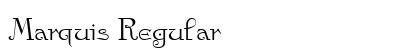Marquis Regular font free download