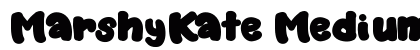 MarshyKate Medium font free download