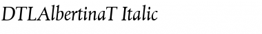 DTLAlbertinaT Font