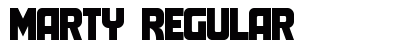 Marty Regular Font Preview