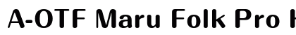 A-OTF Maru Folk Pro H font free download