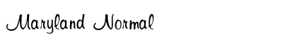 Maryland Normal font free download