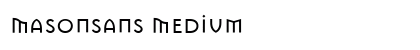 MasonSans Medium font free download