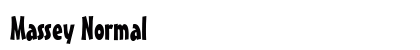 Massey Normal font free download
