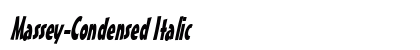Massey-Condensed Italic Preview