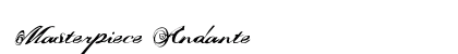 Masterpiece Andante font free download