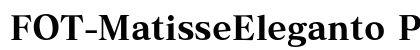 FOT-MatisseEleganto Pro EB font free download