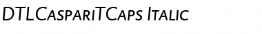 DTLCaspariTCaps Regular Font