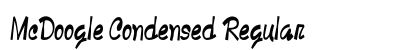 McDoogle Condensed Regular font free download